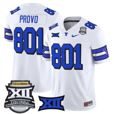 BYU Cougars 2025 Big 12 Championship Vapor Limited Jersey - 1996 Throwback / Provo 801