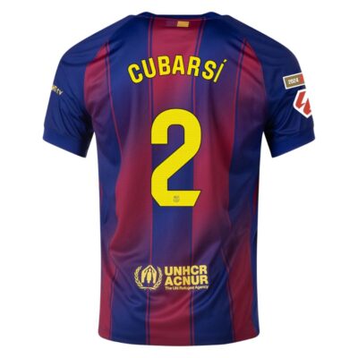 Alternative view of Barca Home Jersey 2025-2026 Cubarsi La Liga