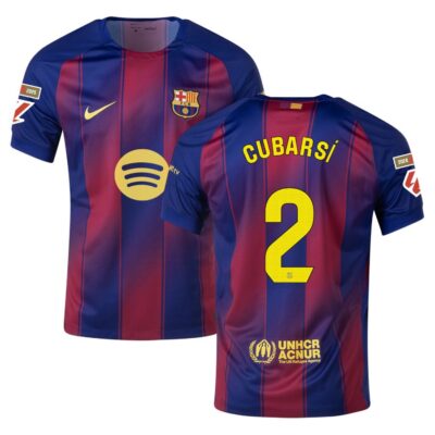 Barca Home Jersey 2025-2026 Cubarsi La Liga