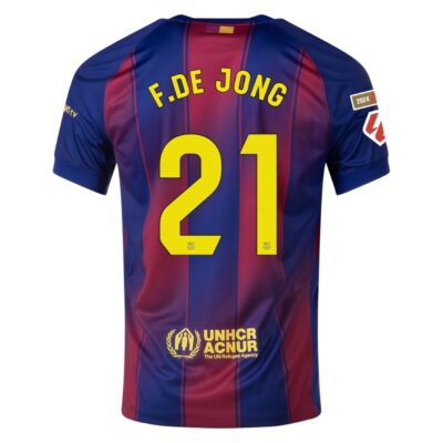 Alternative view of Barca Home Jersey 2025-2026 De Jong La Liga