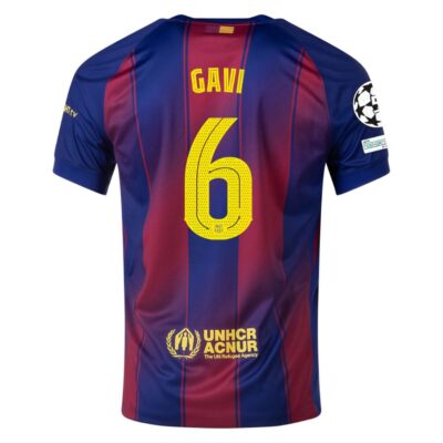Alternative view of Barca Home Jersey 2025-2026 Gavi Ucl