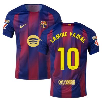 Barca Home Jersey 2025-2026 Lamine Yamal La Liga