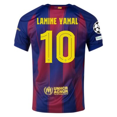 Alternative view of Barca Home Jersey 2025-2026 Lamine Yamal Ucl