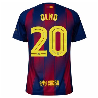 Alternative view of Barca Home Jersey 2025-2026 Olmo