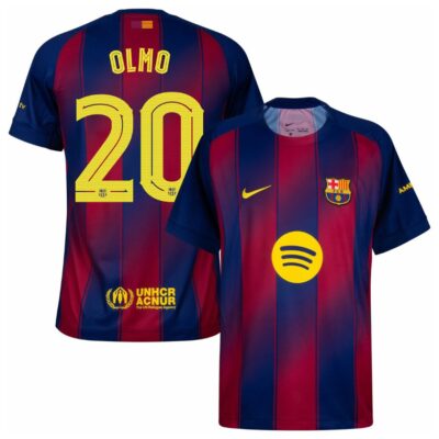 Barca Home Jersey 2025-2026 Olmo