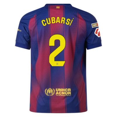 Alternative view of Barca Home Match Shirt 2025-2026 Cubarsi La Liga