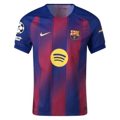 Barca Home Match Shirt 2025-2026 Gavi Ucl - Image 3