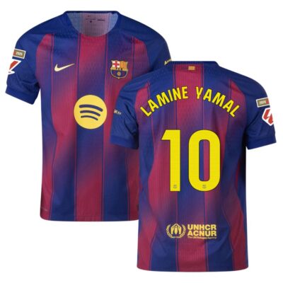 Barca Home Match Shirt 2025-2026 Lamine Yamal La Liga