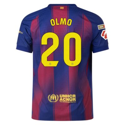 Alternative view of Barca Home Match Shirt 2025-2026 Olmo La Liga