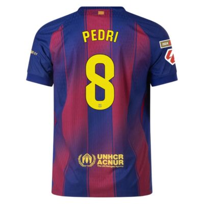 Alternative view of Barca Home Match Shirt 2025-2026 Pedri La Liga