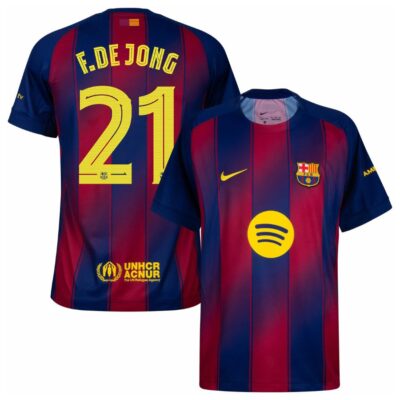 Barca Home Shirt 2025-2026 De Jong