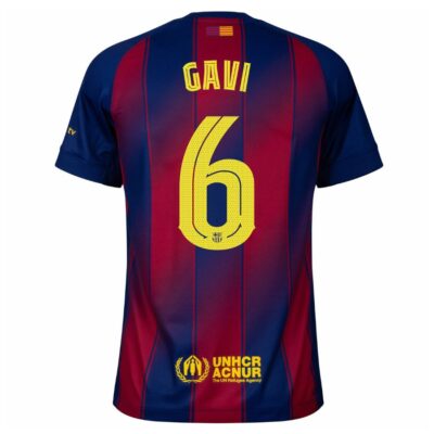 Alternative view of Barca Home Shirt 2025-2026 Gavi
