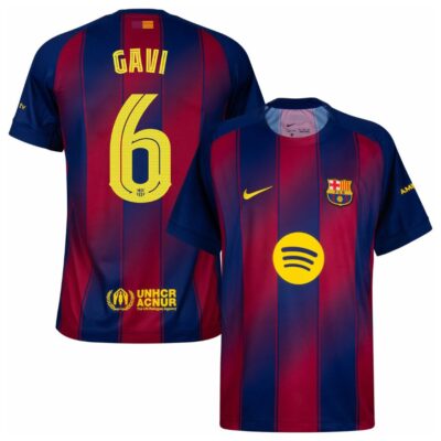 Barca Home Shirt 2025-2026 Gavi