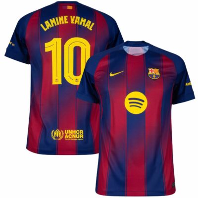 Barca Home Shirt 2025-2026 Lamine Yamal 10