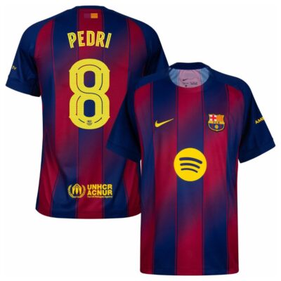 Barca Home Shirt 2025-2026 Pedri