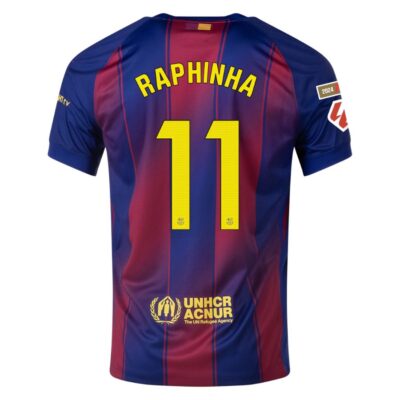 Alternative view of Barca Home Shirt 2025-2026 Raphinha La Liga