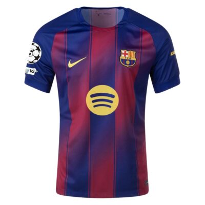 Barca Home Shirt 2025-2026 Raphinha Ucl - Image 3