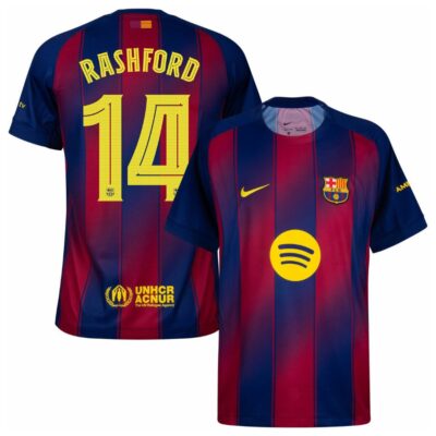 Barca Home Shirt 2025-2026 Rashford