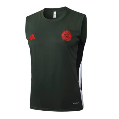 Alternative view of Bayern Munich 2025 2026 Black Dark Jersey Tank Top Shorts Soccer Training Suit