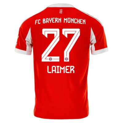 Alternative view of Bayern Munich Home Jersey 2025-2026 Laimer