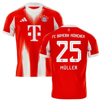Bayern Munich Home Jersey 2025-2026 Muller