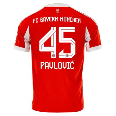 Alternative view of Bayern Munich Home Jersey 2025-2026 Pavlovic