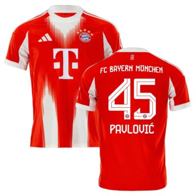Bayern Munich Home Jersey 2025-2026 Pavlovic
