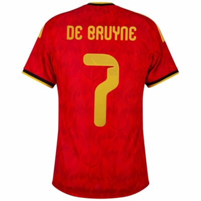 Alternative view of Belgium Home Jersey 2026 2027 De Bruyne