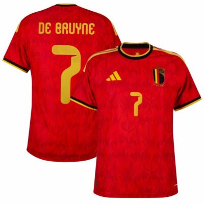 Belgium Home Jersey 2026 2027 De Bruyne