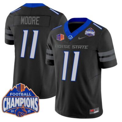 Boise State Broncos 2025 Mountain West Football Champions Vapor Limited Jersey - Black / Kellen Moore