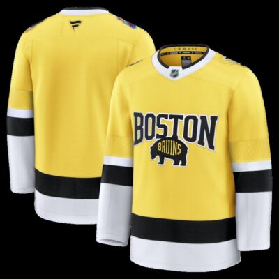 Boston Bruins 2026 NHL Stadium Series Premium Custom Jersey - Gold