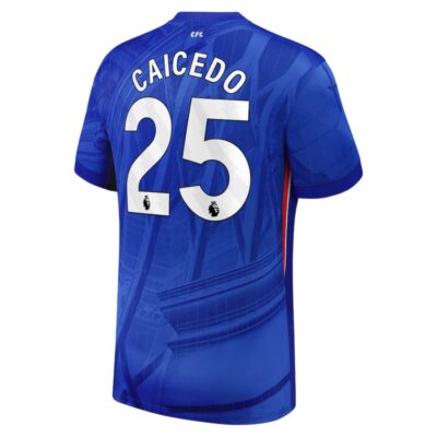 Alternative view of Chelsea Home Jersey 2025-2026 Caicedo