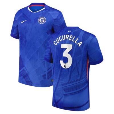 Chelsea Home Jersey 2025-2026 Cucurella