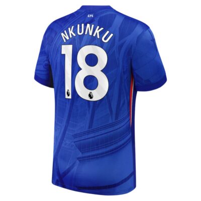 Alternative view of Chelsea Home Jersey 2025-2026 Nkunku