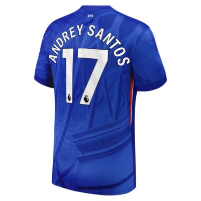 Alternative view of Chelsea Home Shirt 2025-2026 Andrey Santos