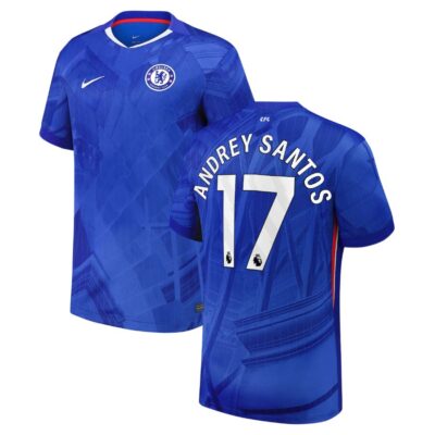 Chelsea Home Shirt 2025-2026 Andrey Santos