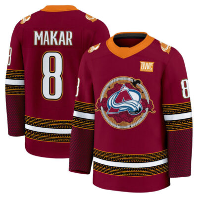 Colorado Avalanche 'Wingleader Edition' Premium Jersey - Stitched - Cale Makar