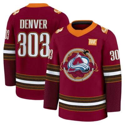Colorado Avalanche 'Wingleader Edition' Premium Jersey - Stitched - Denver 303