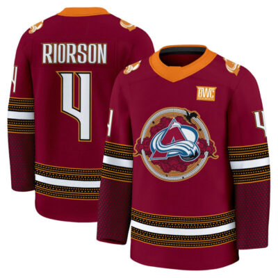 Colorado Avalanche 'Wingleader Edition' Premium Jersey - Stitched - Riorson #4