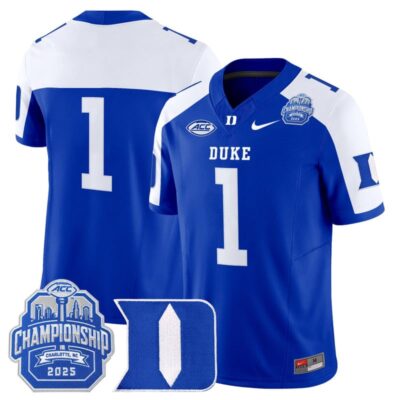 Duke Blue Devils 2025 ACC Championship Vapor Limited Jersey - Royal Alternate / #1 Team