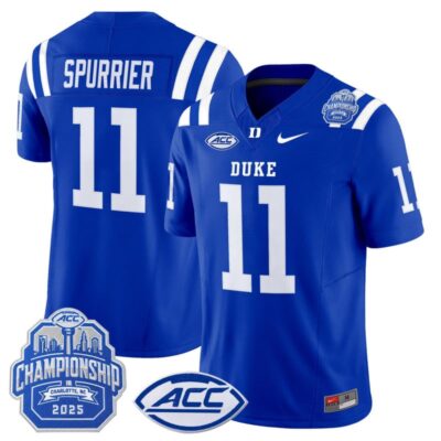 Duke Blue Devils 2025 ACC Championship Vapor Limited Jersey - Royal / Steve Spurrier