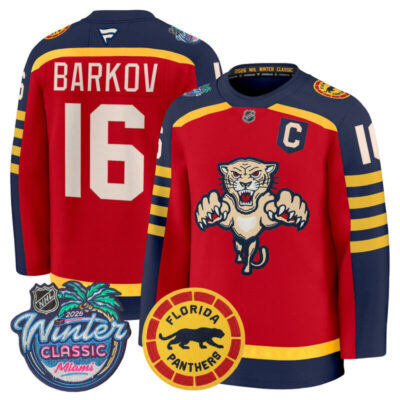 Florida Panthers 2026 Winter Classic Premium Jersey - Aleksander Barkov