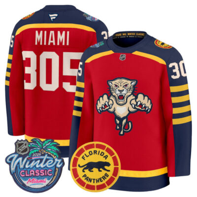 Florida Panthers 2026 Winter Classic Premium Jersey - Miami 305