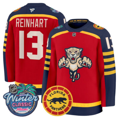 Florida Panthers 2026 Winter Classic Premium Jersey - Sam Reinhart