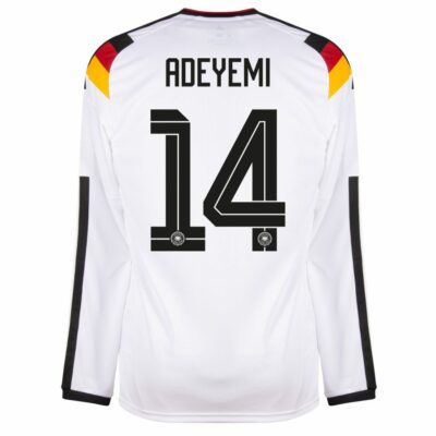 Alternative view of Germany Home Jersey 2026/2027 Adeyemi Long Sleeve