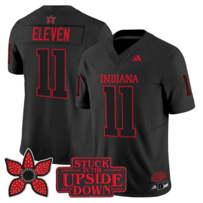 Indiana Hoosiers 'Stranger Things Edition' Vapor Limited Jersey  - Black / #11 Eleven