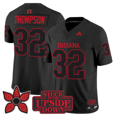 Indiana Hoosiers 'Stranger Things Edition' Vapor Limited Jersey  - Black / Anthony Thompson