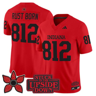 Indiana Hoosiers 'Stranger Things Edition' Vapor Limited Jersey  - Red / Rust Born 812