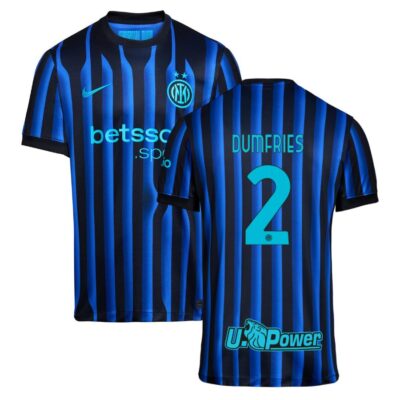 Inter Milan Home Jersey 2025-2026 Dumfries
