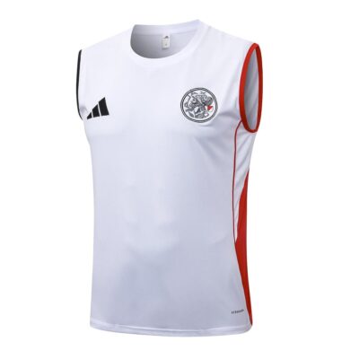 Alternative view of Jersey Tank Top Short Ajax 2025 2026 White Soccer Training Suit